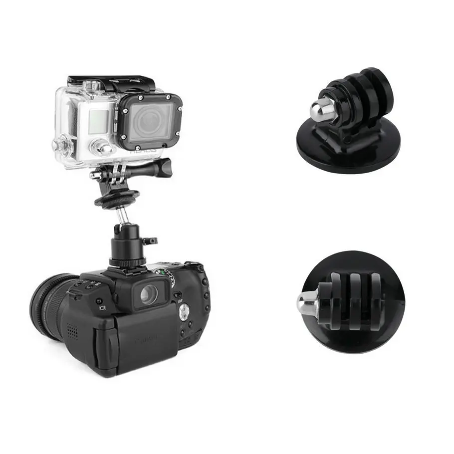Universal Replacement Tripod Connector Mount Adapter Converter Stand For GoPro Hero 1 2 Camcorder Common Cameras Black Wholesale |