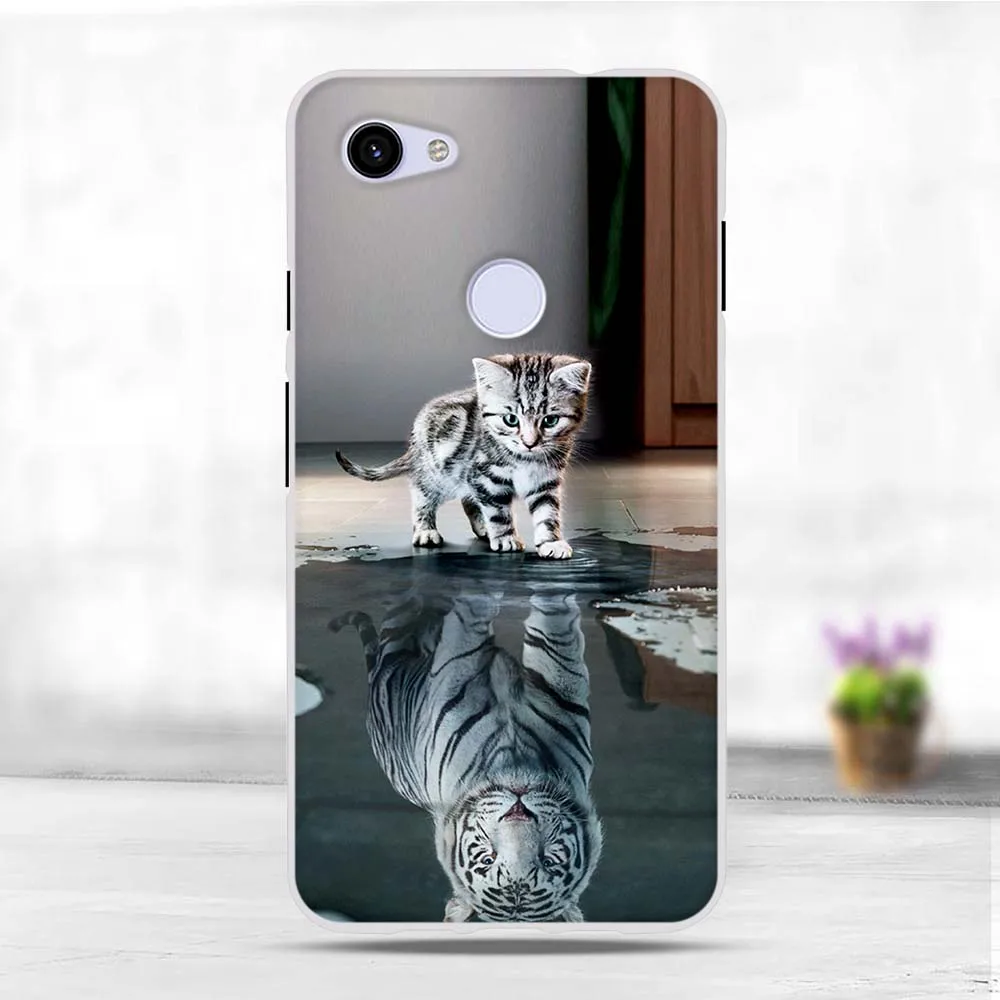 Чехол для Google Pixel 3a силиконовый мягкий чехол из ТПУ XL с рисунком / 3A сумка|Бамперы| |