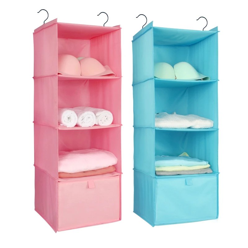 washable clothing hanging bag with drawer waterproof oxford cloth