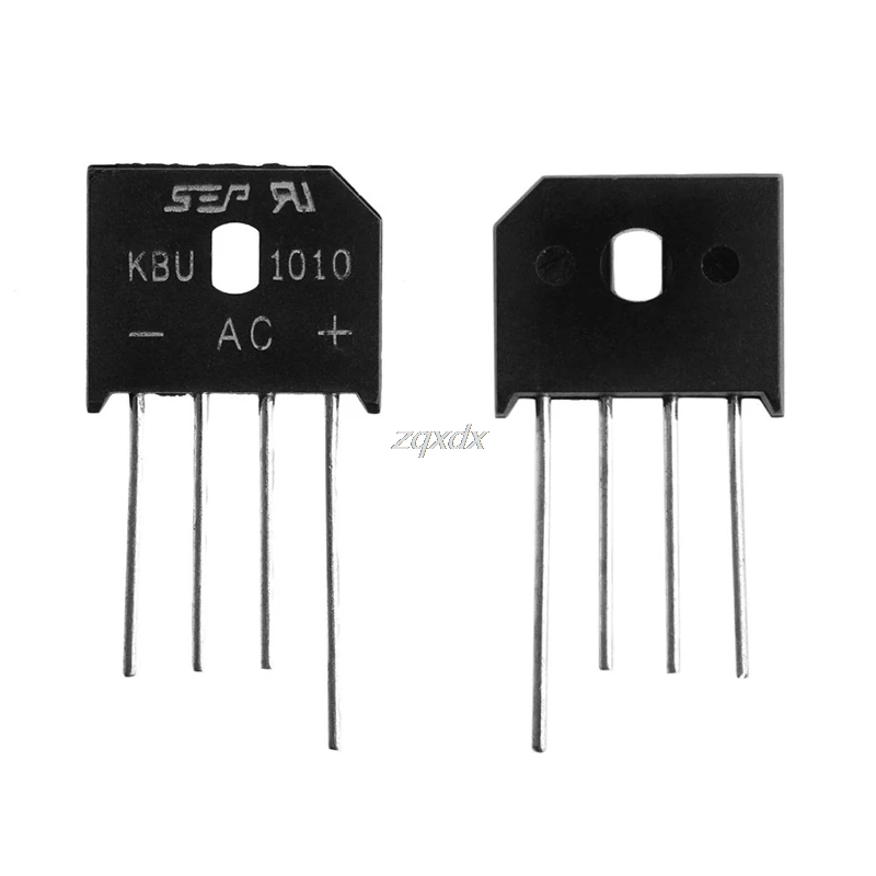 Однофазный диодный мостовой выпрямитель KBU1010 KBU 1010 10A 1000V IC Chip Прямая поставка 5