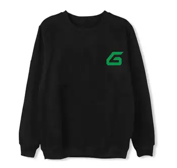 

Got7 japan concert same simple G logo printing o neck thin hoodies for spring autumn kpop unisex pullover loose sweatshirt
