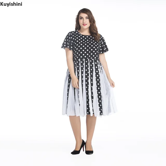 plus size 3xl 4xl 5xl 6xl 2017 vintage 50s dress womens short sleeve plus size 50s dresses
