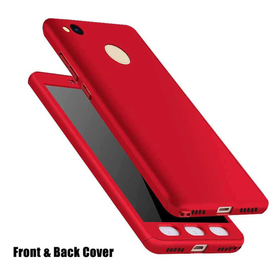 MOUSEMI Case For Xiaomi Redmi Note 5 Pro 5A Prime Plus 360 Full Cover Hard Phone Case Glass For Xiaomi Redmi 6 Pro 6A S2 Case On (3)
