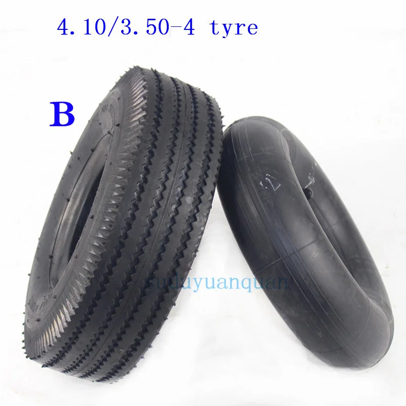 Tyre size 4.10/3.50-4 410-4 350-4 for ATV Quad Go Kart 47cc 49cc Electric Scooter 410/350-4 4.10-4 3.50-4 Wheelbarrow tires