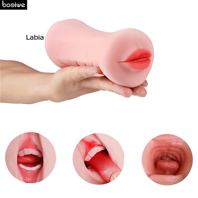 Mens sex toys oral stimulation masturbator