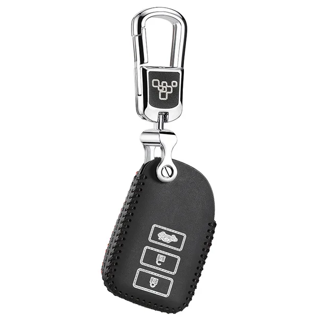 K0ey чехол для toyota yaris L yarisl vios ключи держатель кошелька 3 кнопки key holder key2Y - Название цвета: Черный