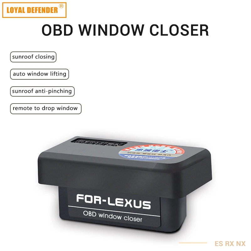

New OBD Car window closer CANBUS OBD socket Auto window closing for Lexus es rx nx