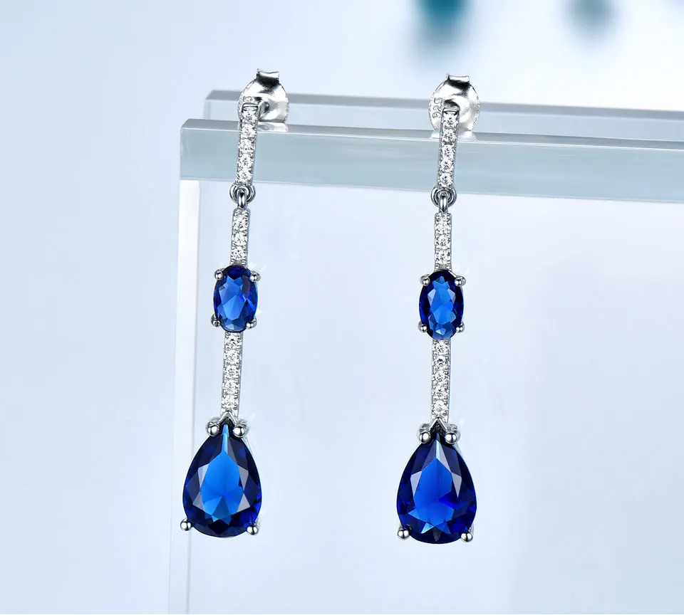 UMCHO-solid sterling silver earrings for women EUJ068S-1 (8)