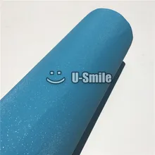 High Quality Baby Blue Sand Bling Vinyl Wrap Sheet Sticker Bubble Free For Phone Laptop Ipad Cover Size:1.52*30M