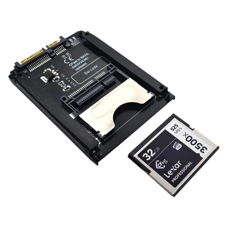 CFAST to SATA 3.0 HDD Adapter Card SATA Computer 22 Pin Hard Disk Case
