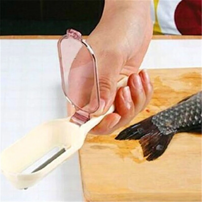 Kitchen Descaling Tool Fast Cleaning Fish Skin Scales Scaler Brush