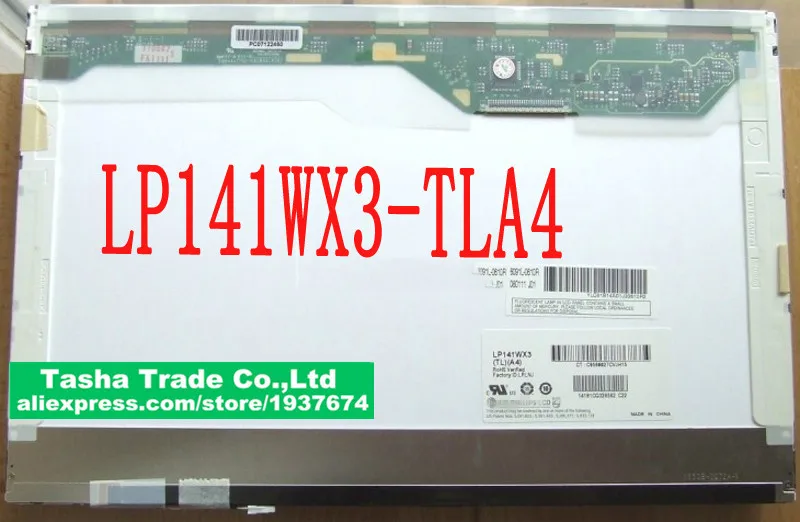 LP141WX3 TLA4 ЖК-экран светодиодный дисплей 14 1 &quotWXGA 1280x800 CCFL 30pin LP141WX3-TLA4 | Компьютеры и