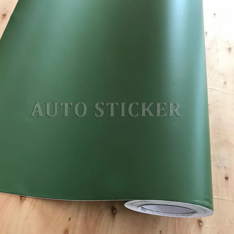 Army green matte vinyl car wraps 4