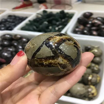 

1pcs Natural turtle back stone ball
