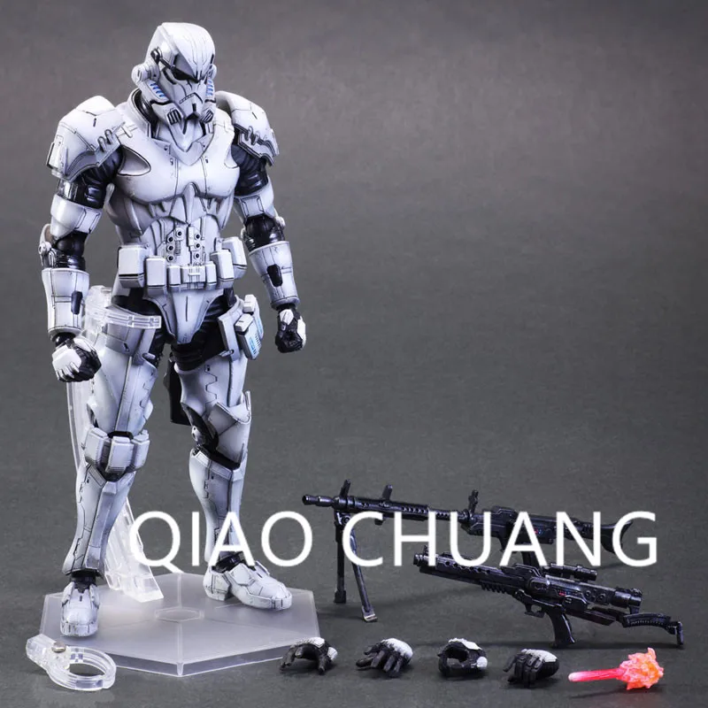 

Anime Star Wars PlayArts Dark Lord Black Warrior Luke Skywalker StromTrooper PVC Action Figure Model Toy G1464