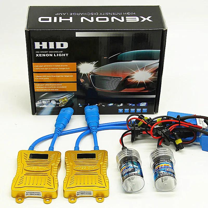  6000K Xenon H7 H11 9005 9006 HB3 HB4 auto hid headlight with new LED screen digital xenon ballast u - 33000293971