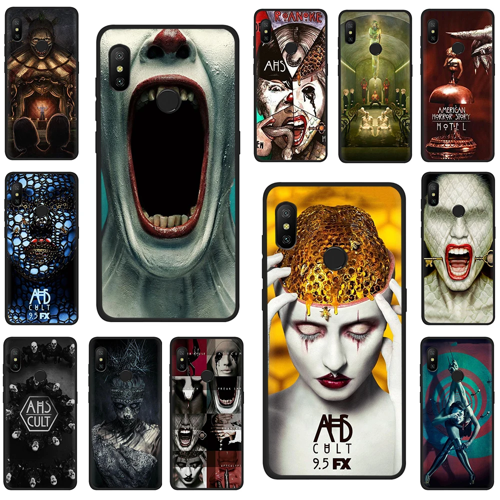 

TV American Horror Story Soft TPU Silicone Phone Cover for Xiaomi Mi 8 9 SE A2 Lite 6 9 A1 Mix 2s Max 3 F1 9T A3 Pro CC9 CC9e