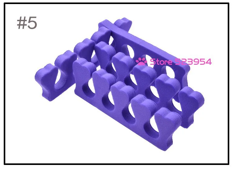 10 шт. мягкий пенопластовый дизайн ногтей разделители пальцев Orthedontic разделитель пальцев ноги разделитель для ухода за ногтями инструменты для ногтей