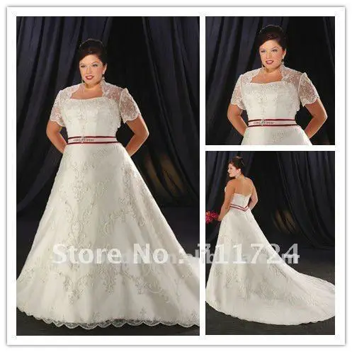off white plus size wedding dress