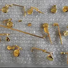 Флейта запчасти позолоченные Ключи