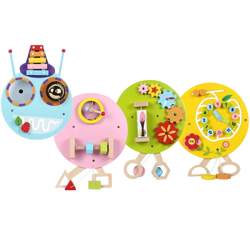 

New wooden children's height puzzle wall game toy computing frame boys toys