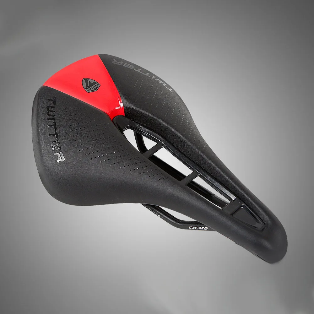 cheap MTB Pu Leather Silicone filling Saddle Folding Bike City Bicycle Seat Sella Cushion Mat Shock Absorber Comfortable Shockproof
