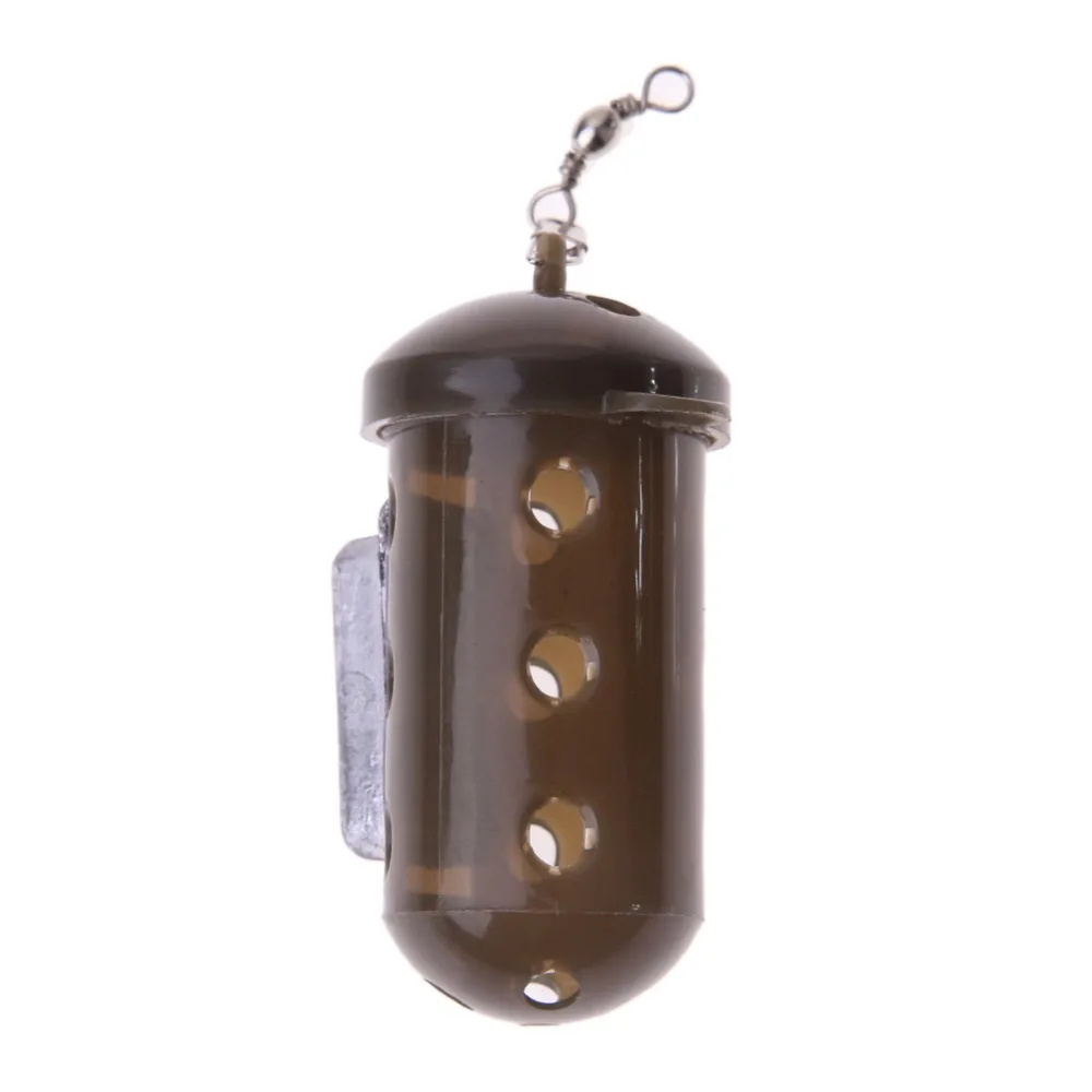 

1Pcs Carp Fishing Feeder Rockets Bait Thrower Cage Lure Pit Device with Lead Pellet Holder Lure Tool Lead Fishing Accessories