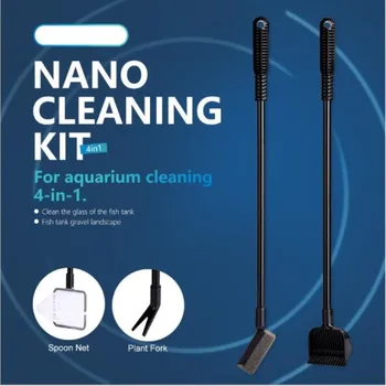 

Small Fish Tank Aquarium Turtle Cylinder Brush Acrylic Cleaning Brush Mini Desktop Aquarium Cleaning Tool Aquarium Accessories