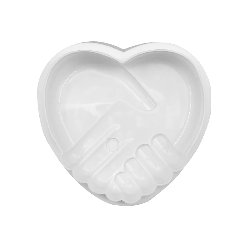 

Handshake Big Heart Baking Tray Silicone Cake Mold For Mousse Dessert Bakeware Wedding Cake Decoration Tools Accessories