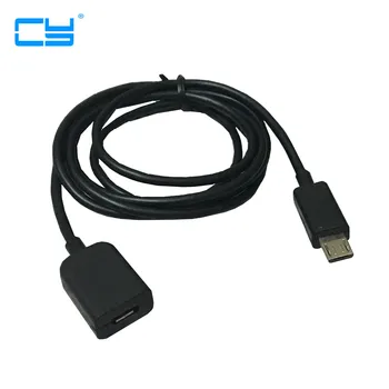 

Micro USB data extension line of male to female parent revolution extension lines OTG support charging and data cable 1m/3ft