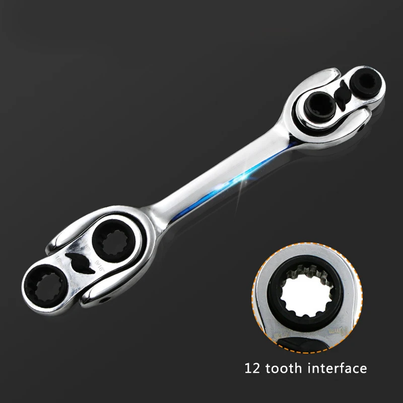 

34 in 1 Multifunction Ratchet Wrench Adjustable Double Head Socket Wrench