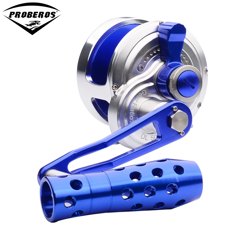 PRO BEROS Jigging reel Aluminum CNC Machined Fishing Reel(Left Hand)JIG