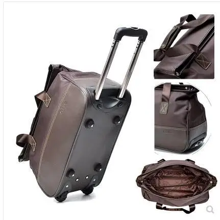 

20 Inch Luggage Bags Trolley Travel Bag On Wheels For Women Men Suitcase Wheeled Travel Duffle Cabin Travel Rolling Baggage Bags