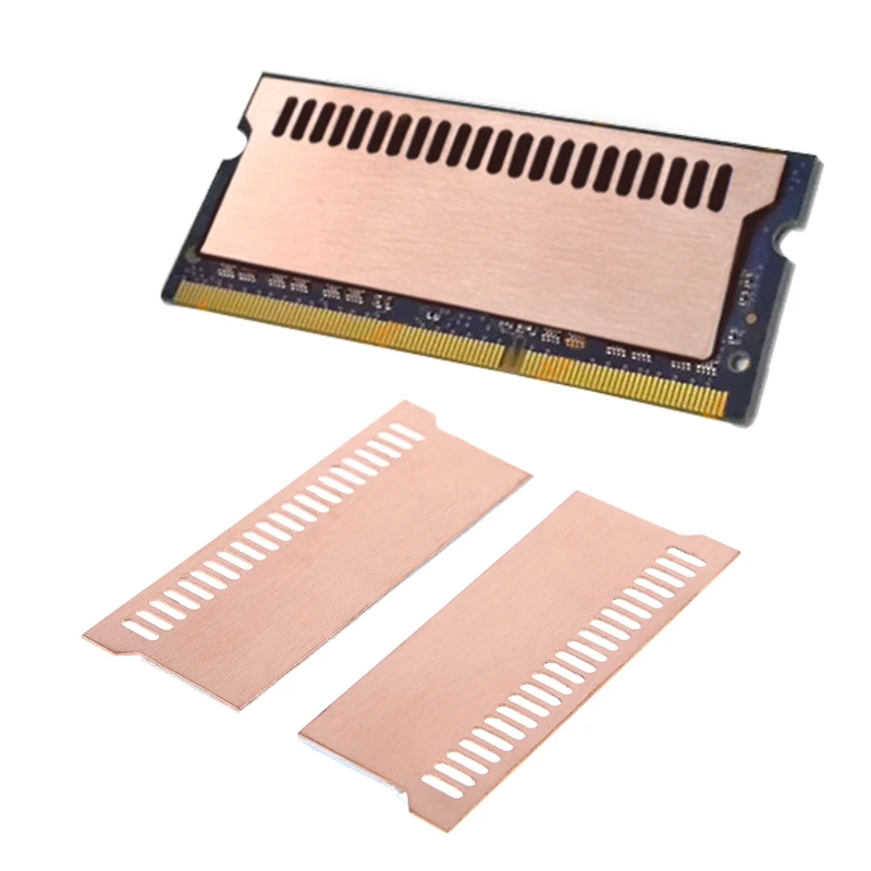 

Pure Copper Notebook Gaming Laptop Memory Heatsink Cooling Vest 0.5mm Radiator