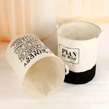 

Big Capacity Laundry Basket Waterproof Dirty Clothes Hamper Children Folding Toy Storage Basket Portable Kids Laundry Organizer