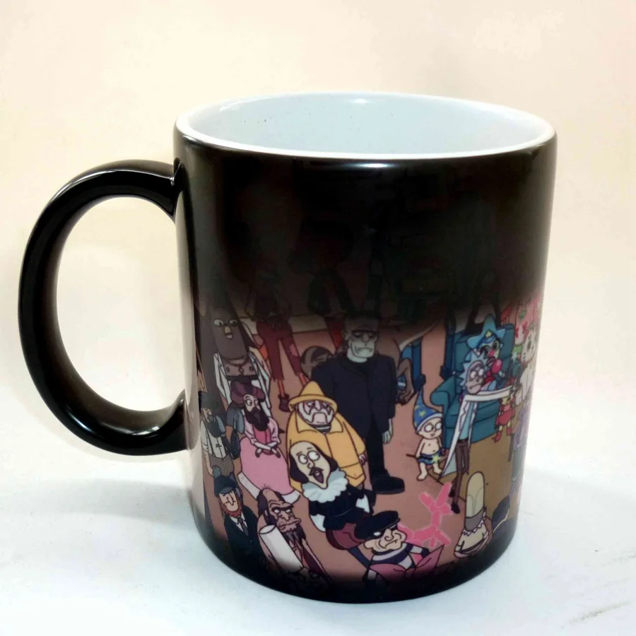

Rick and Morty Mugs Color Changing Mug Cartoon Heat Reveal Cup Best Gift Tea Coffee Cups Ceramic Cup