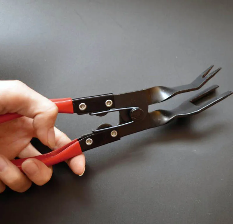 Clip extracción alicates pinzas para clips remover herramientas de mantenimiento del automóvil