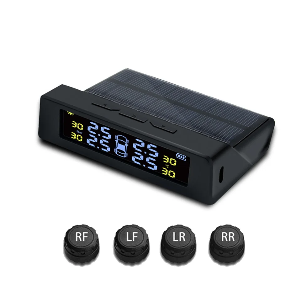 Solar Power Car TPMS Tire Pressure Monitoring System  (1)