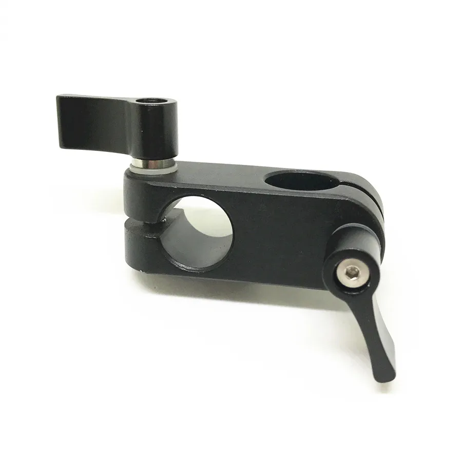 

Aluminum 90 Degree 15mm Rod Clamp for 5D2 5D3 A7s GH4 DSLR Camera Photography System Handgrip Monitor Two Rod Rig Clamp Adapter