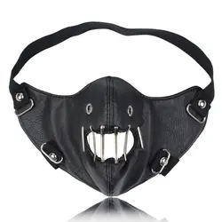 Искусственная кожа череп мужская маска унисекс Пылезащитная наружная черная модная маска выдалбливают мотоциклетные велосипедные маски