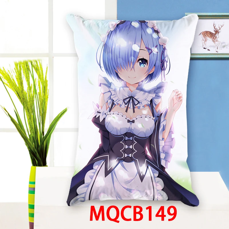 Re: Zero kara Hajimeru Isekai Seikatsu прямоугольная наволочка с Аниме Чехол Подушка «Dakimakura»