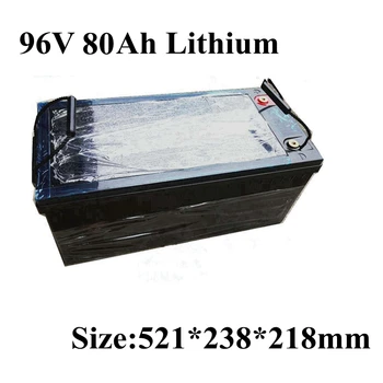 

Waterproof 96v 80ah Lithium Ion Bateria Li Ion Battery for Golf Cart RV AGV Marine Tourist Car Caravan RV E-sweeper +10A Charger