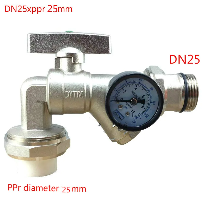 PPR фитинги фильтр мяч коллектор для клапанов многофункциональный клапан прямой клапан