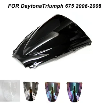 

Black Motorcycle Motorbike Windshield For Triumph Daytona 675 2006-2008 2006 2007 2008 Windscreen Wind Deflectors Air Flow