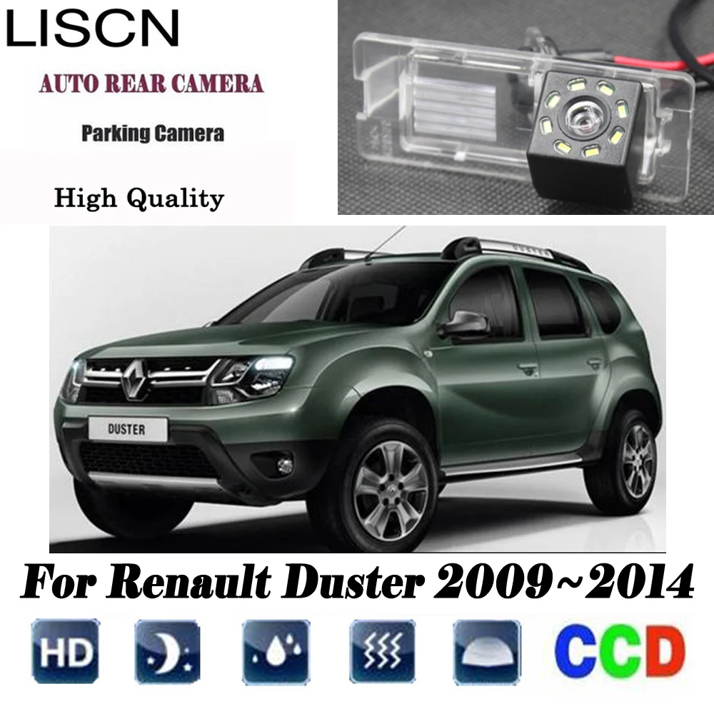 Камера заднего вида для Renault Duster 2009 2010 2011 2012 2013 обратный Камера/CCD/Ночное видение/номерной знак Камера