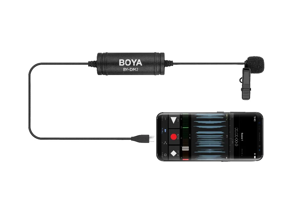 BOYA BY DM2 цифровой петличный микрофон с интерфейсом Type C для Android Huawei|Микрофоны| |
