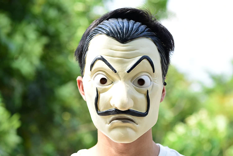 Hot Sales Latex Men Face Mask La Casa De Papel Mask Paper ...