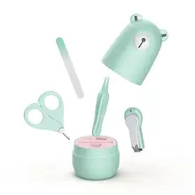 4 шт./компл. Baby маникюр Kit комплект Младенцы безопасности здоровья уход Когтерез Ножницы