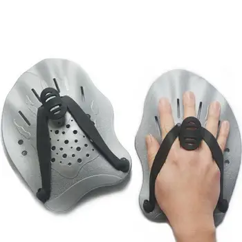 

Professional Swimming Paddle Frog Finger Adjustable Silicone Hand Webbed Diving Gloves Fin Flipper For Swimming Learn Train Gear