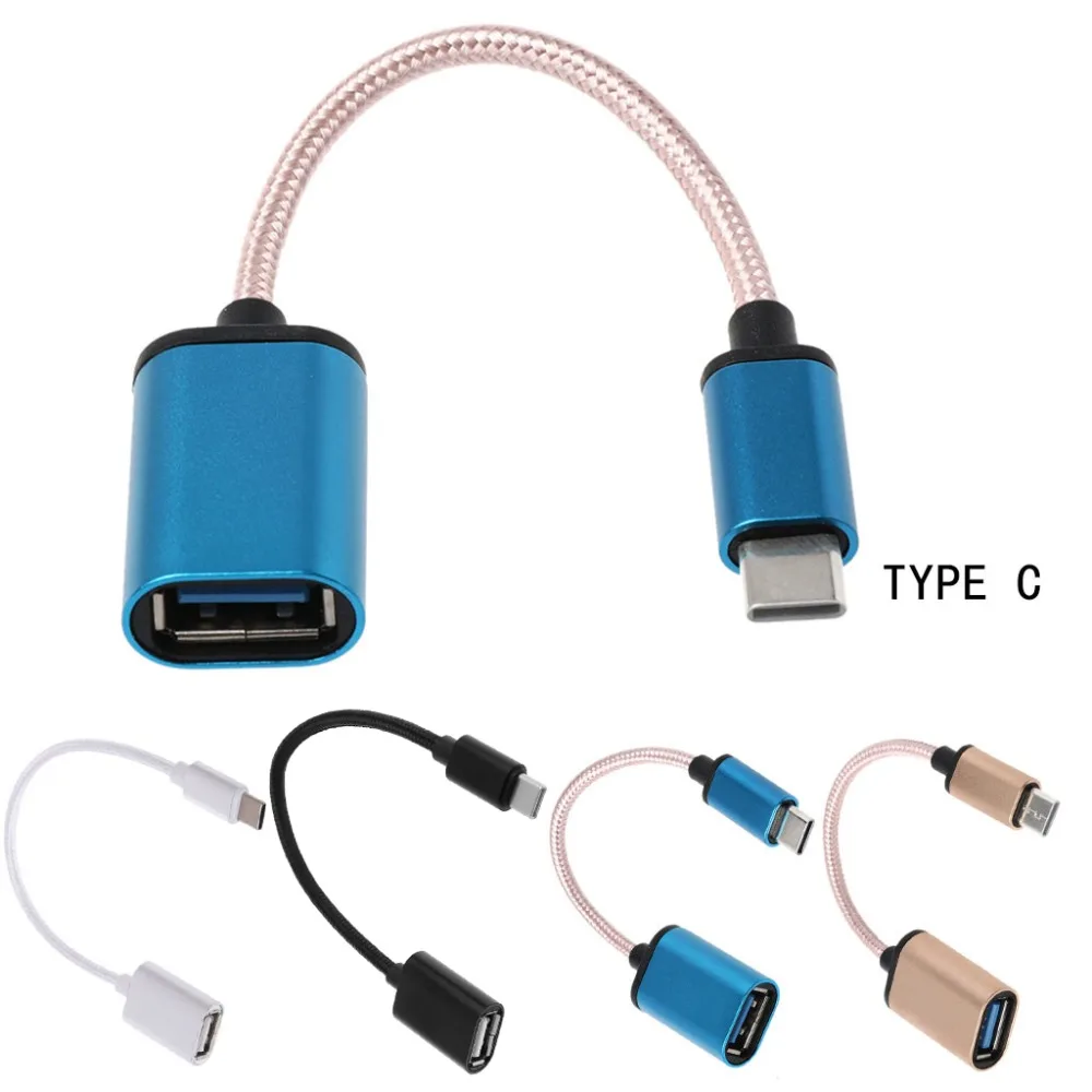 

USB 3.1 Type C Male to USB 2.0 Female OTG Data Cable Converter Adapter Certified Cell Phone Accessories